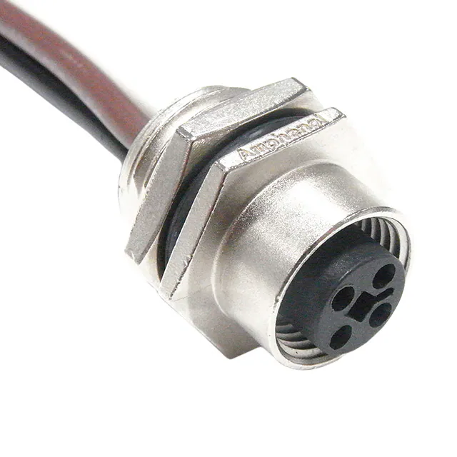 M12T-04PFFS-SH8B15 Amphenol LTW  Circular Connector Assemblies